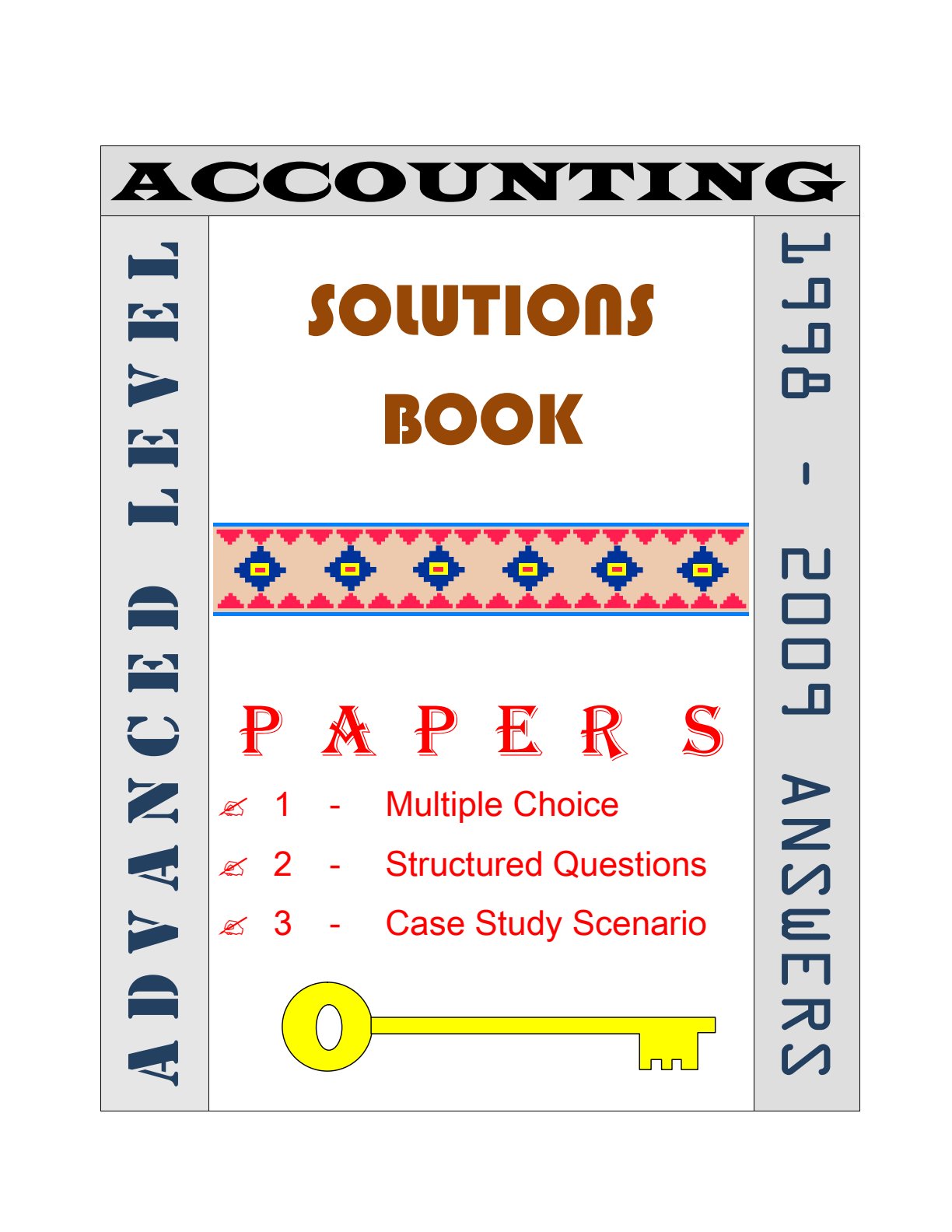 First page of A Level Accounting Answers