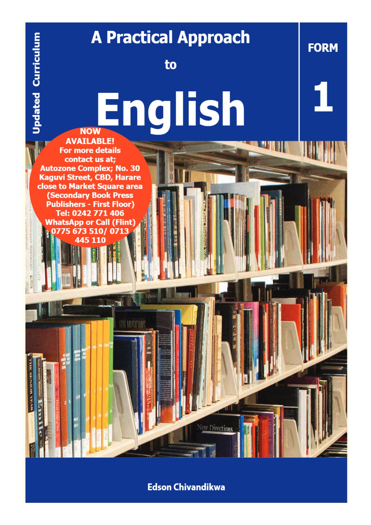 First page of A Practical Approach to English Form 1