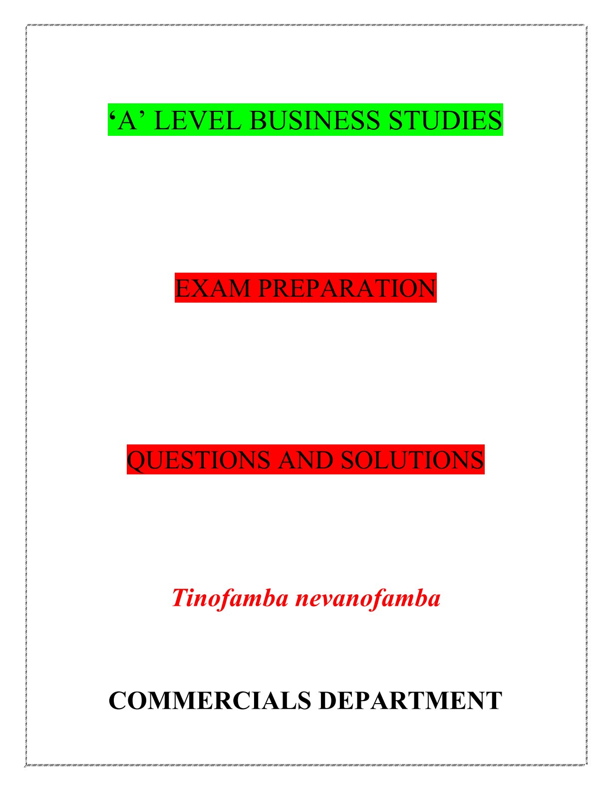 First page of Business_Studies_Exam_paper.pdf