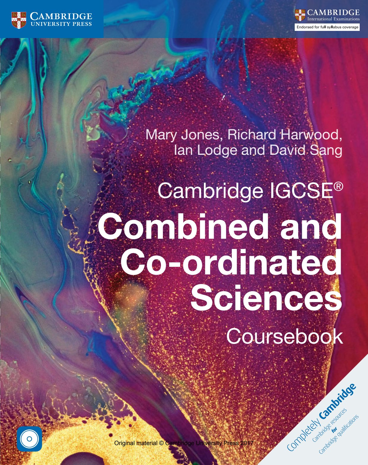 First page of Cambridge IGCSE Combined and Coordinated Science Coursebook Combined Science IGCSE