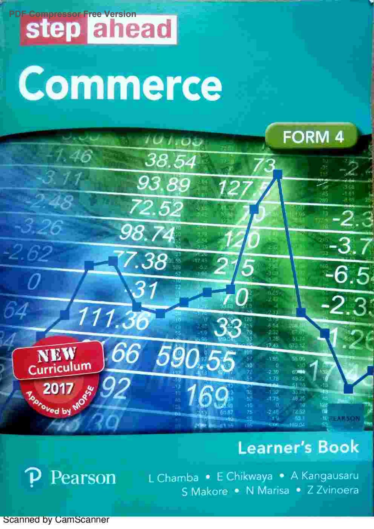 First page of Commerce Step Ahead Learner's Book Commerce O-Level