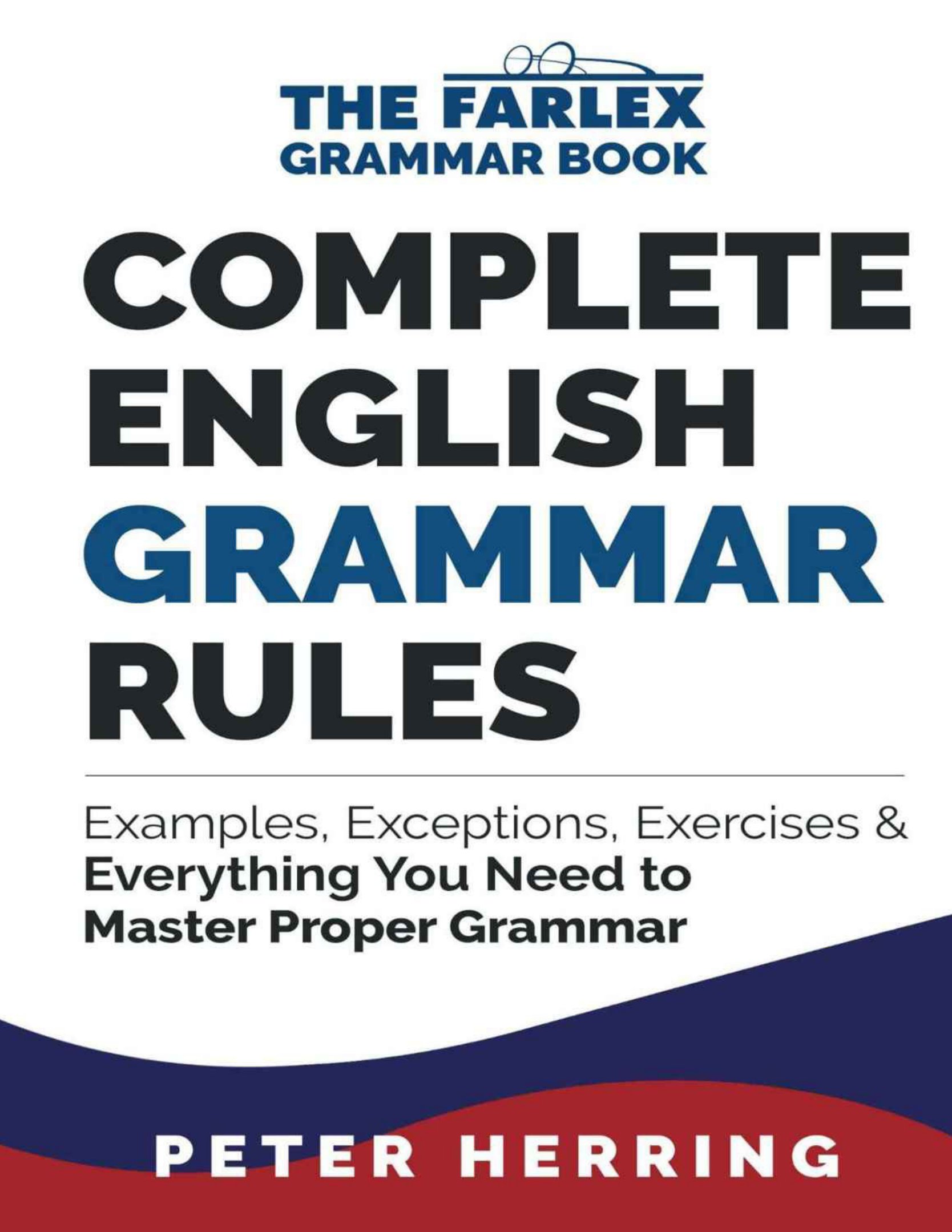 First page of Complete English Grammar Rules English Language Primary
