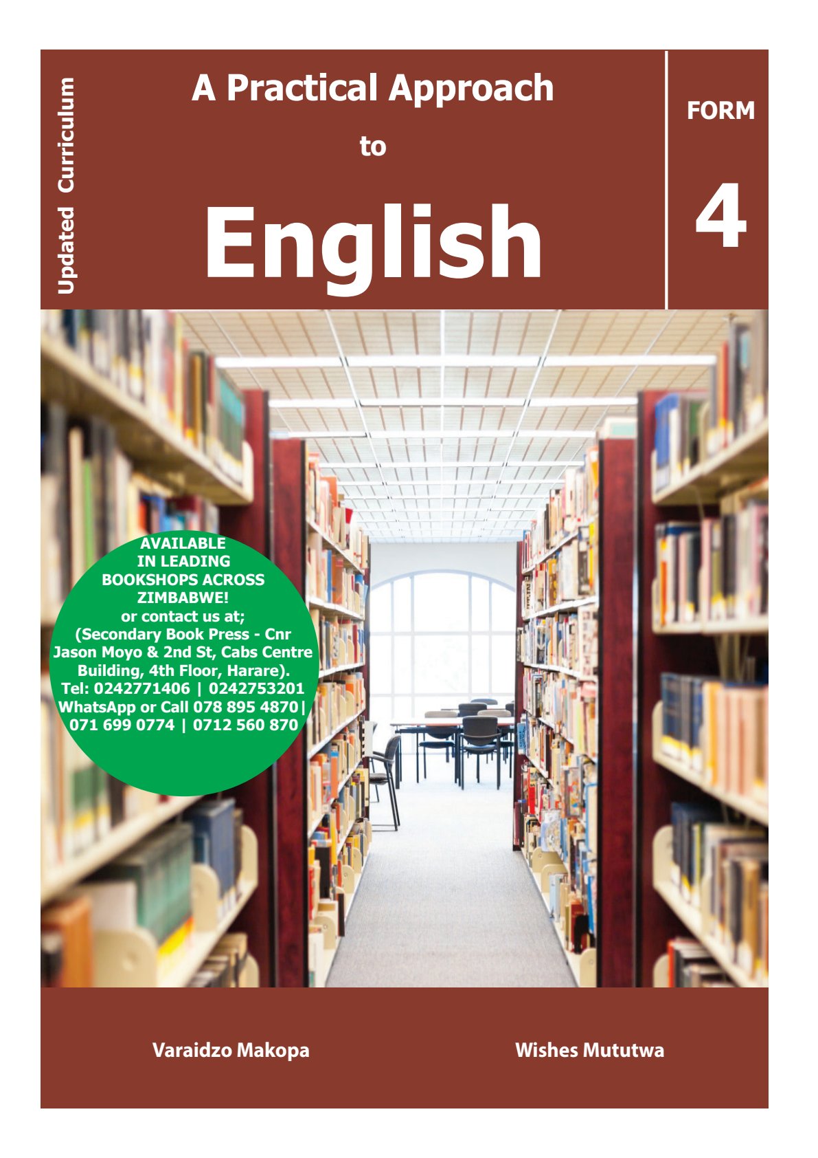 First page of English Form 4 English Language Form 4