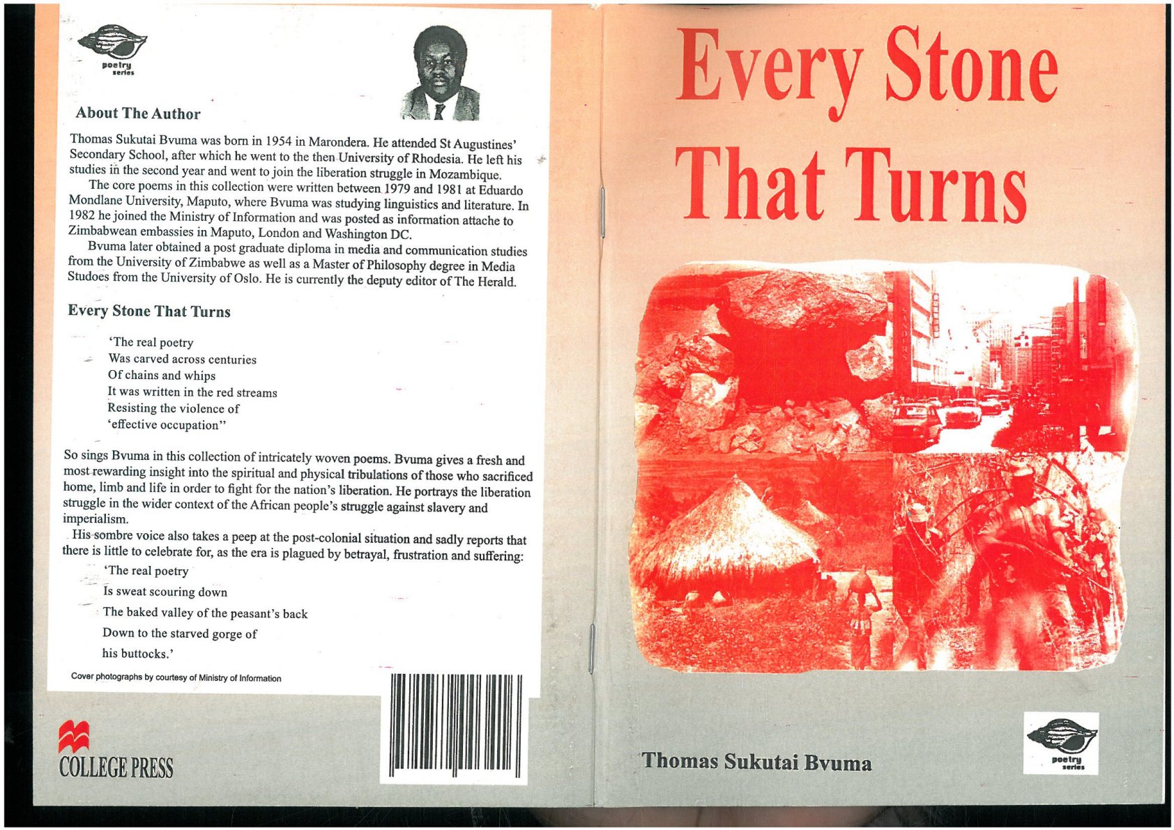 First page of Every Stone That Turns Literature in English
