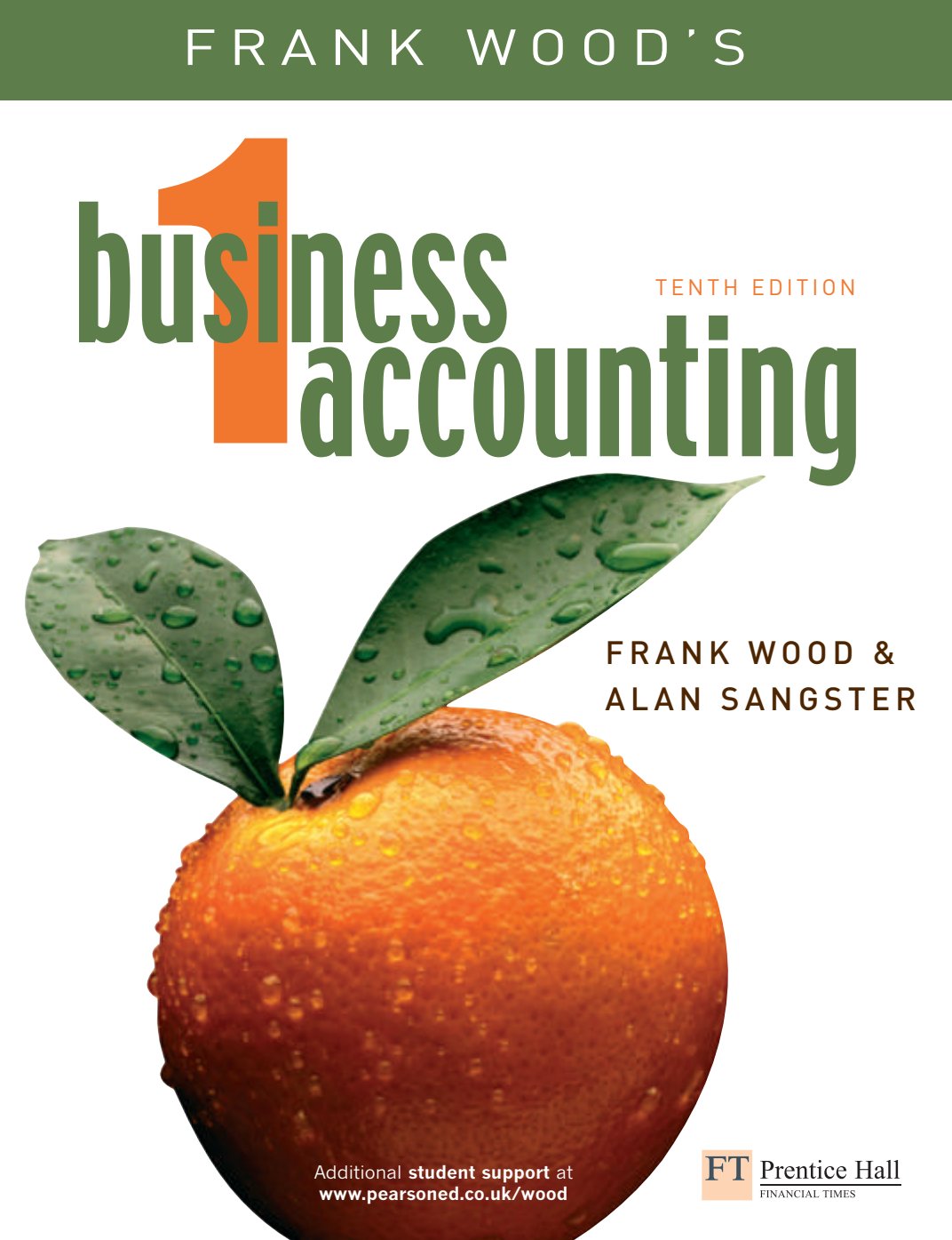 First page of Frank Wood's Business Accounting 1 Principles of Accounts O-Level