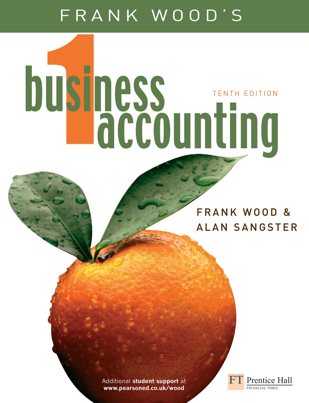 First page of Frank Wood's Business Accounting Principles of Accounts Secondary