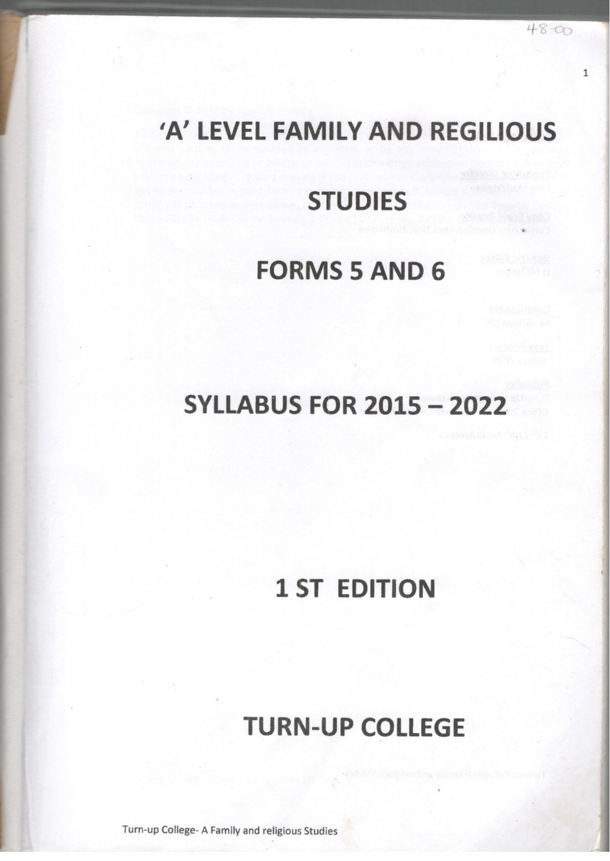 First page of FRS_ISLAM.pdf