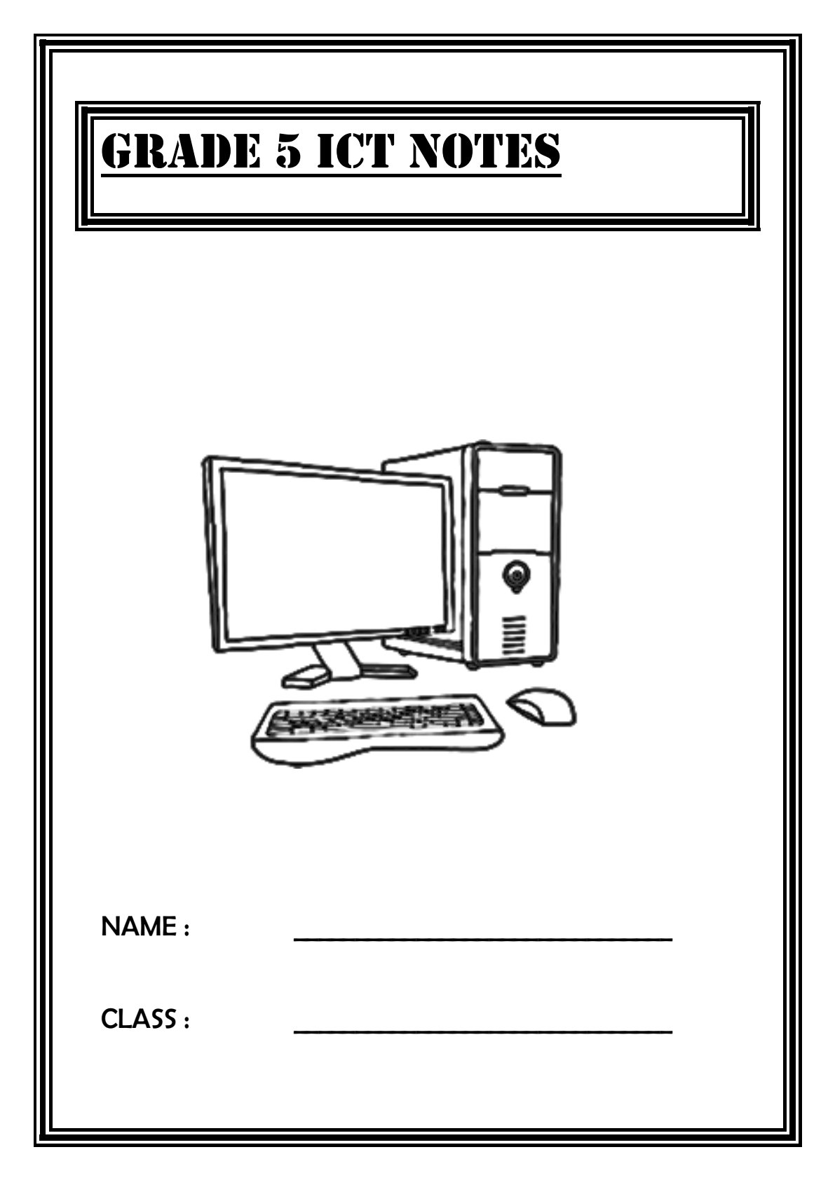 First page of GRADE_5_NOTES.pdf