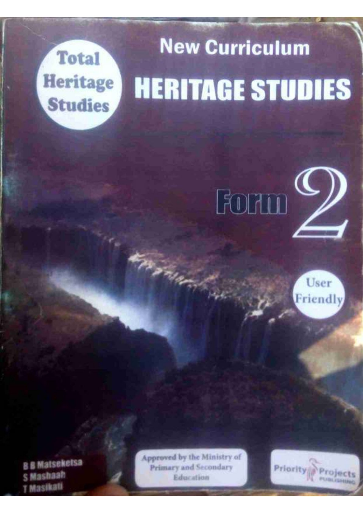 First page of Heritage Studies Family and Heritage Studies ZJC