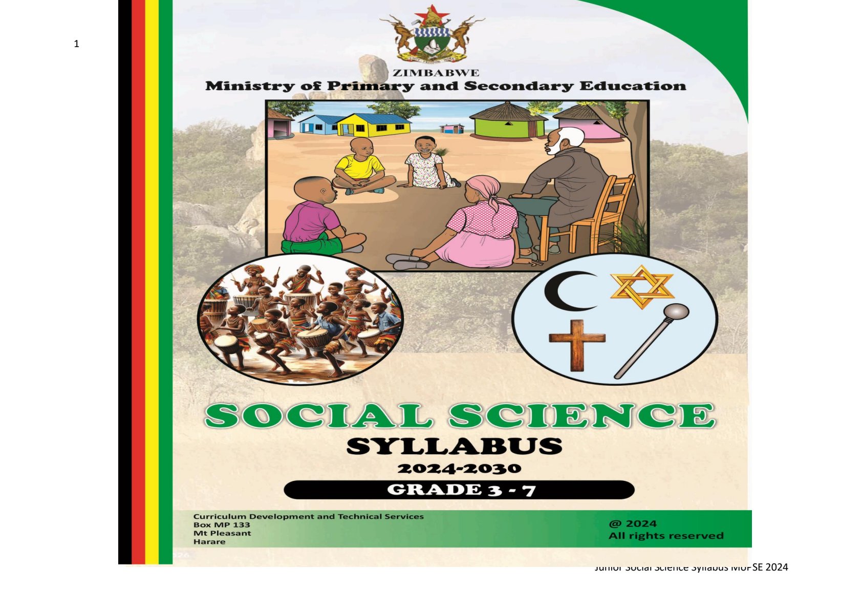 First page of Junior-Social-Science-Hbc Syllabus.pdf