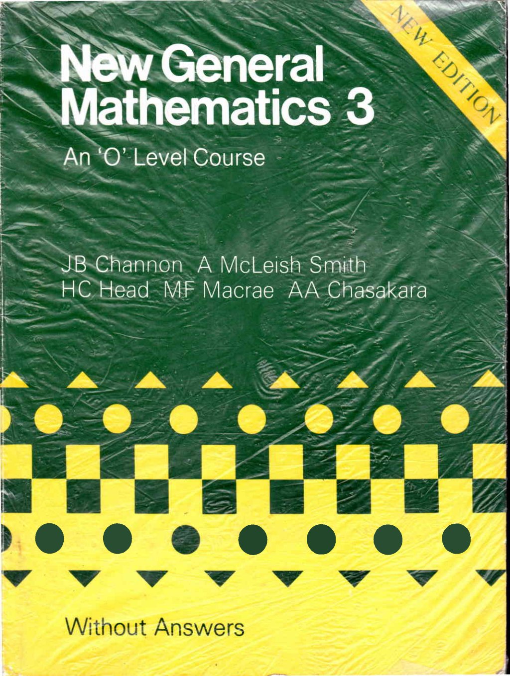 First page of New General Mathematics 3 Mathematics O-Level