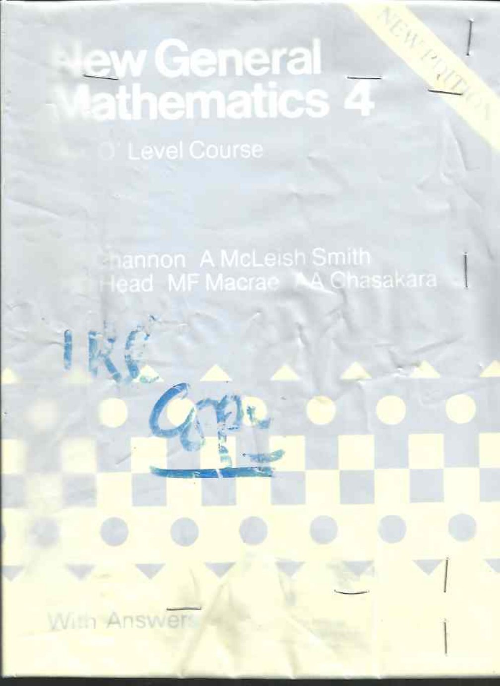 First page of New General Mathematics Book 4 Mathematics O-Level