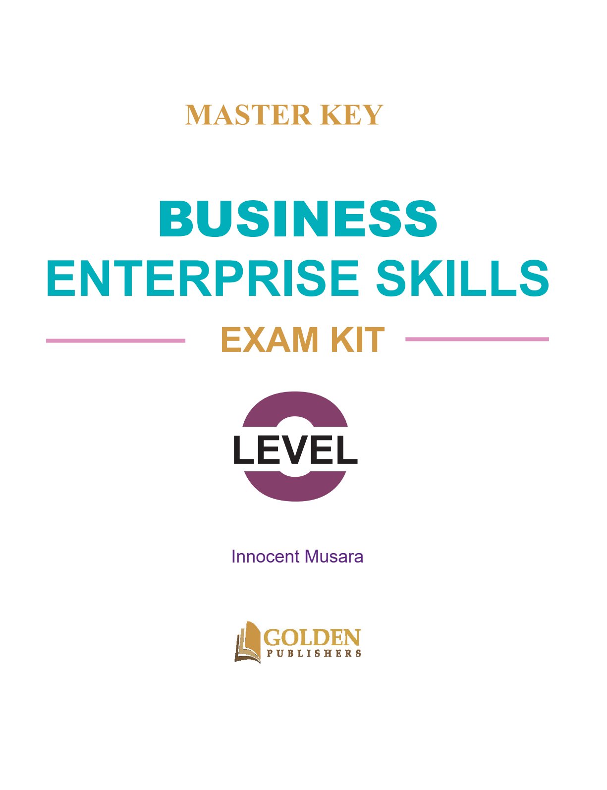First page of O-Level Business Enterprise Skills Master Key Study Guide