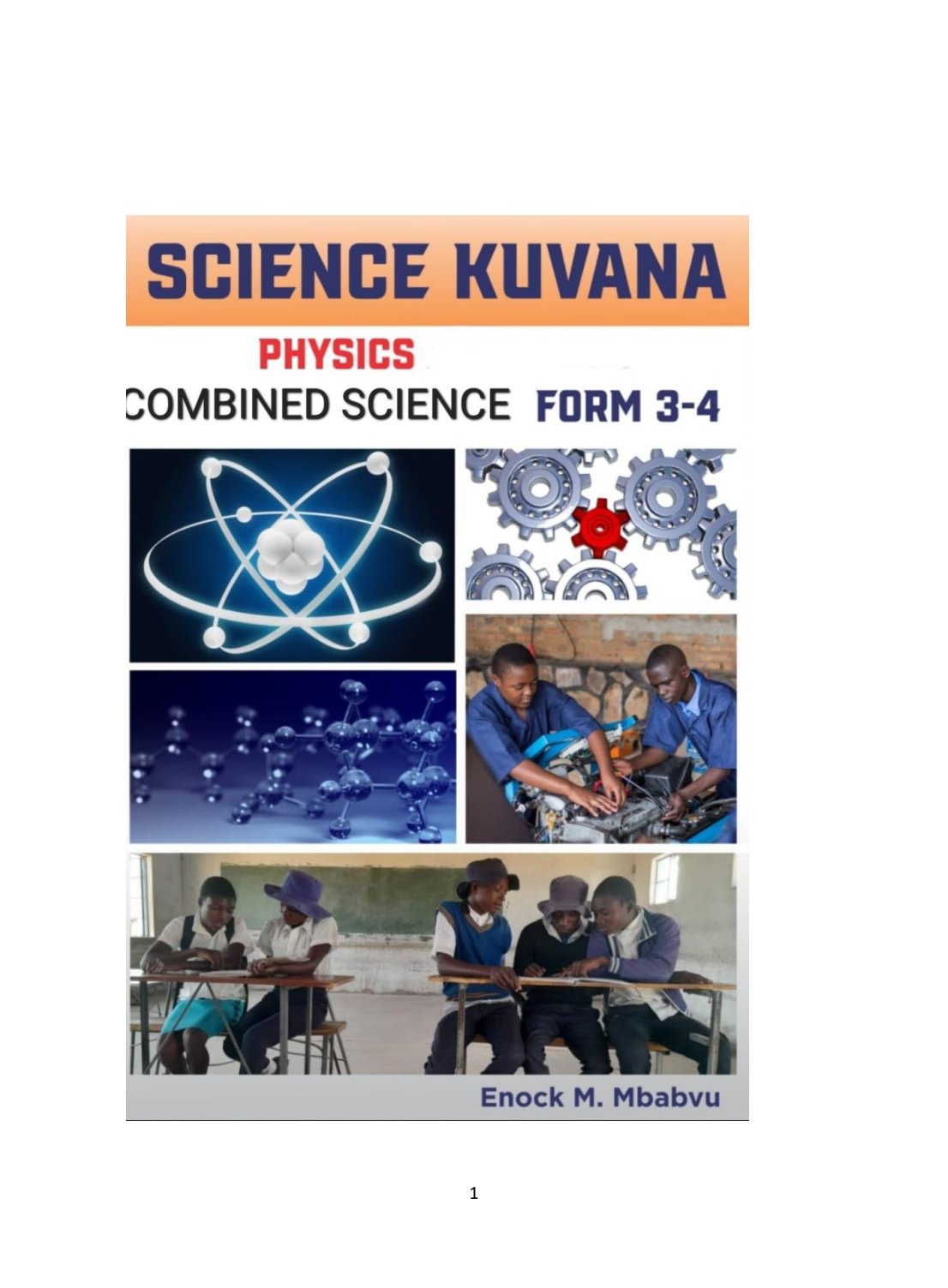 First page of O-Level Combined Science Kuvana Study Guide
