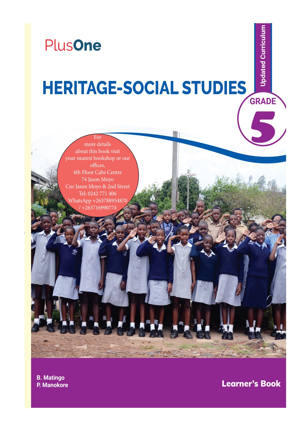 First page of PlusOne Heritage-Social Studies Learner's Book Family and Heritage Studies Grade 5