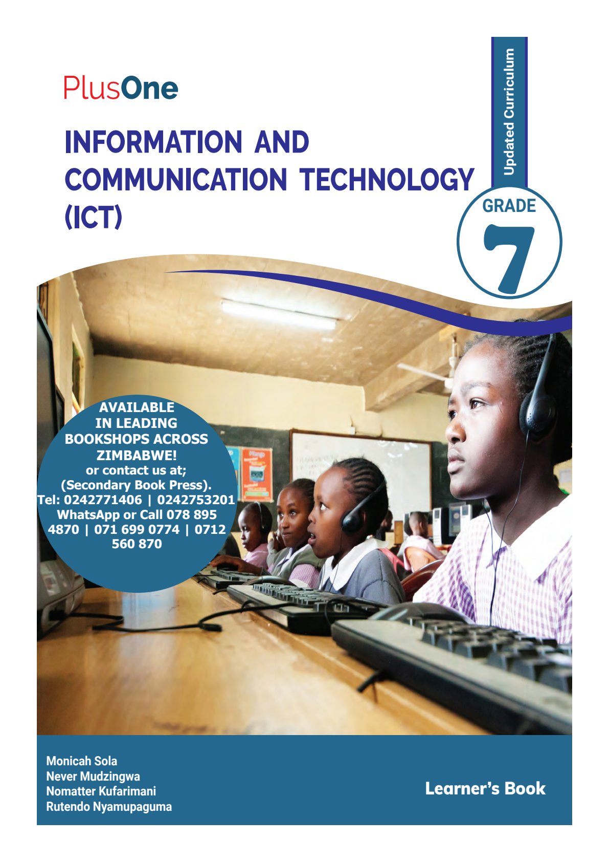 First page of PlusOne Information and Communication Technology (ICT) Learner's Book Information and Communication Technology Grade 7