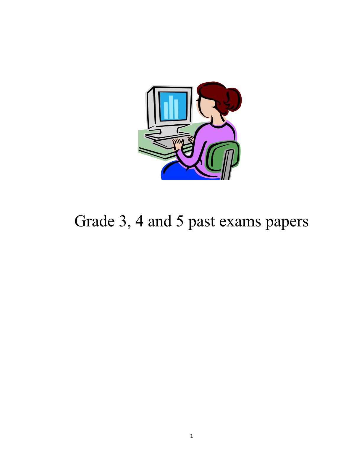 First page of Primary Information and Communication Technology Revision Pack Zimbabwe
