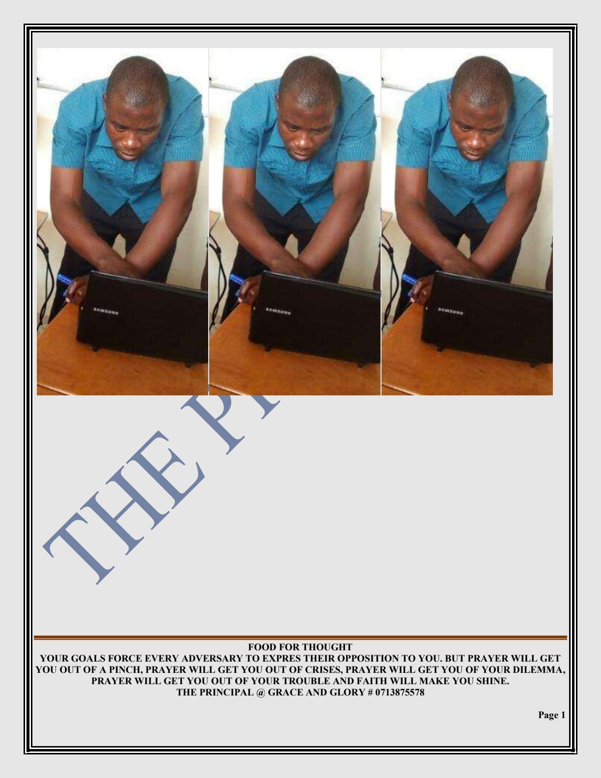 First page of Secondary Mathematics Circular Measure Notes Zimbabwe