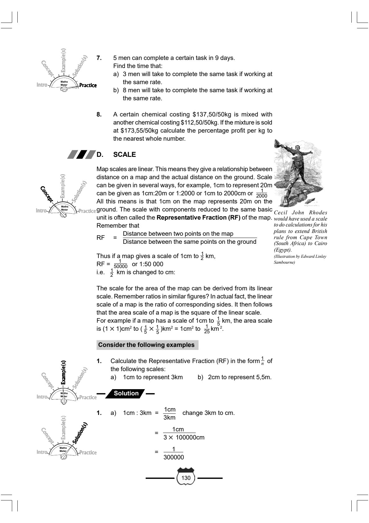 First page of Secondary Mathematics Scale Notes Zimbabwe