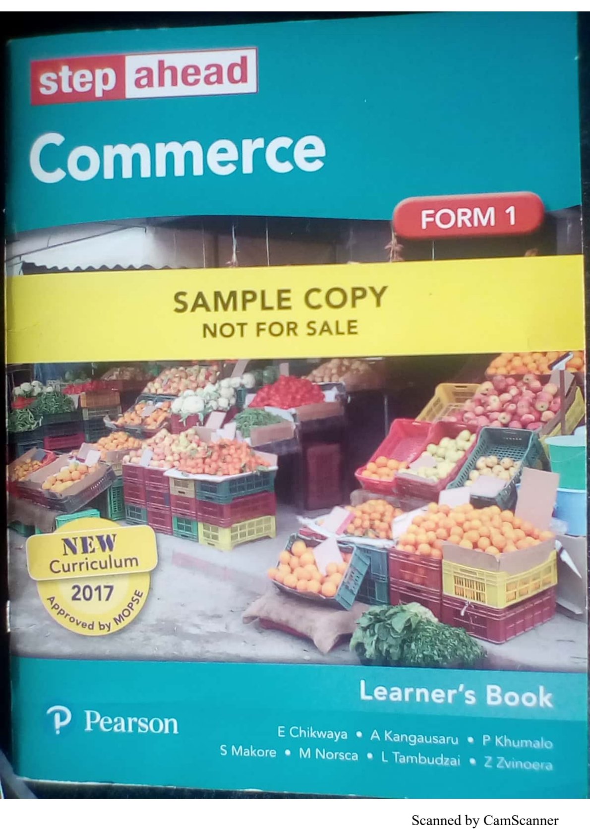 First page of Step Ahead Commerce Form 1 Learner's Book Commerce Form 1