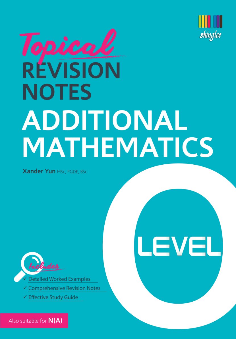 First page of Topical Revision Notes Additional Mathematics