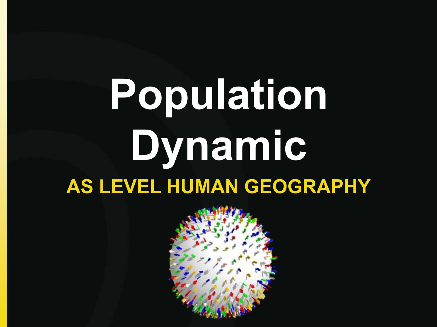 First page of Upper Secondary Human Geography Population Dynamics Notes Zimbabwe