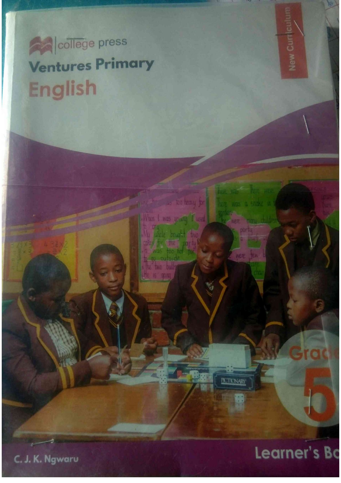 First page of Ventures Primary English Learner's Book English Language Grade 5