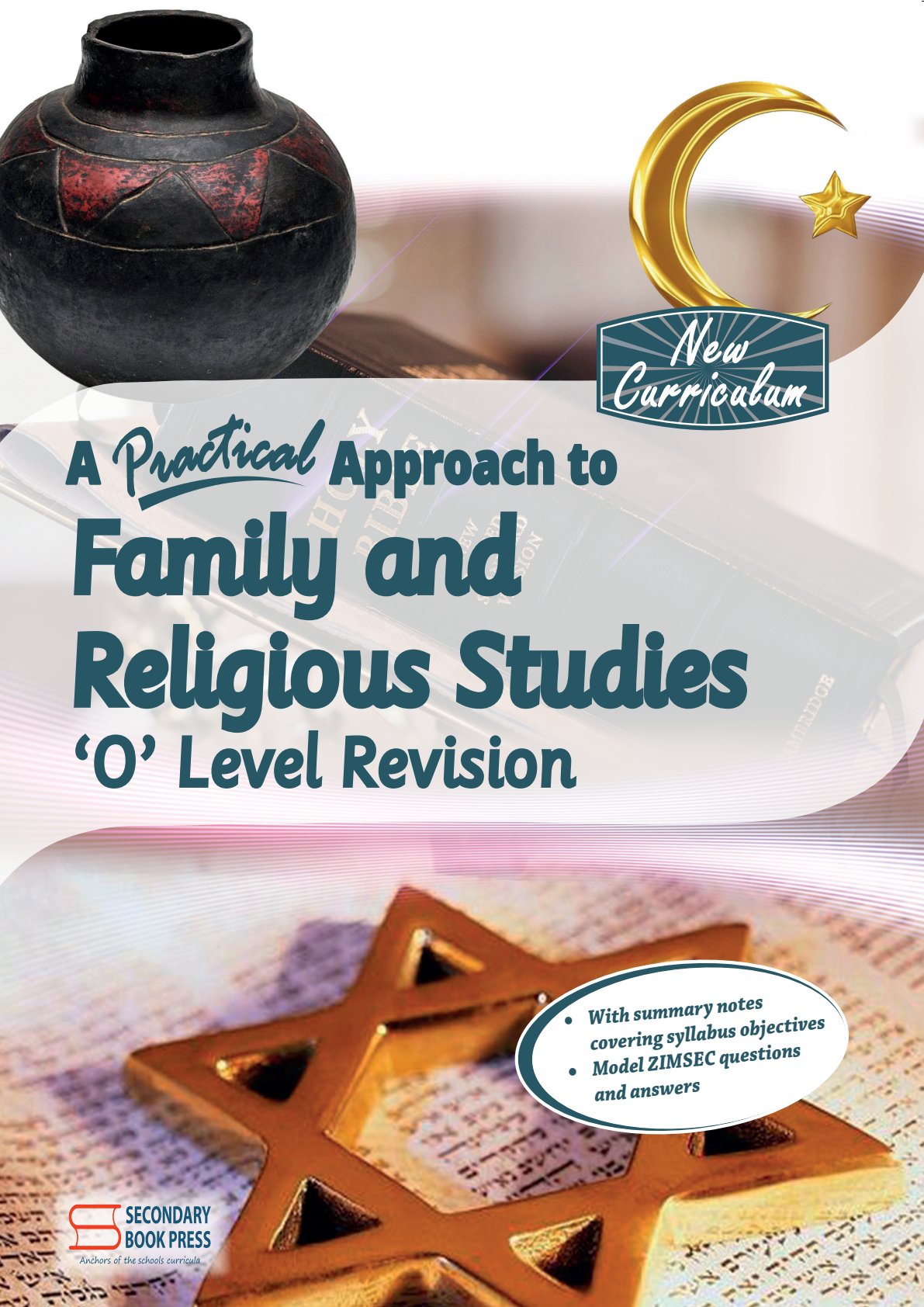 First page of ZIMSEC O-Level Family and Religious Studies Study Guide