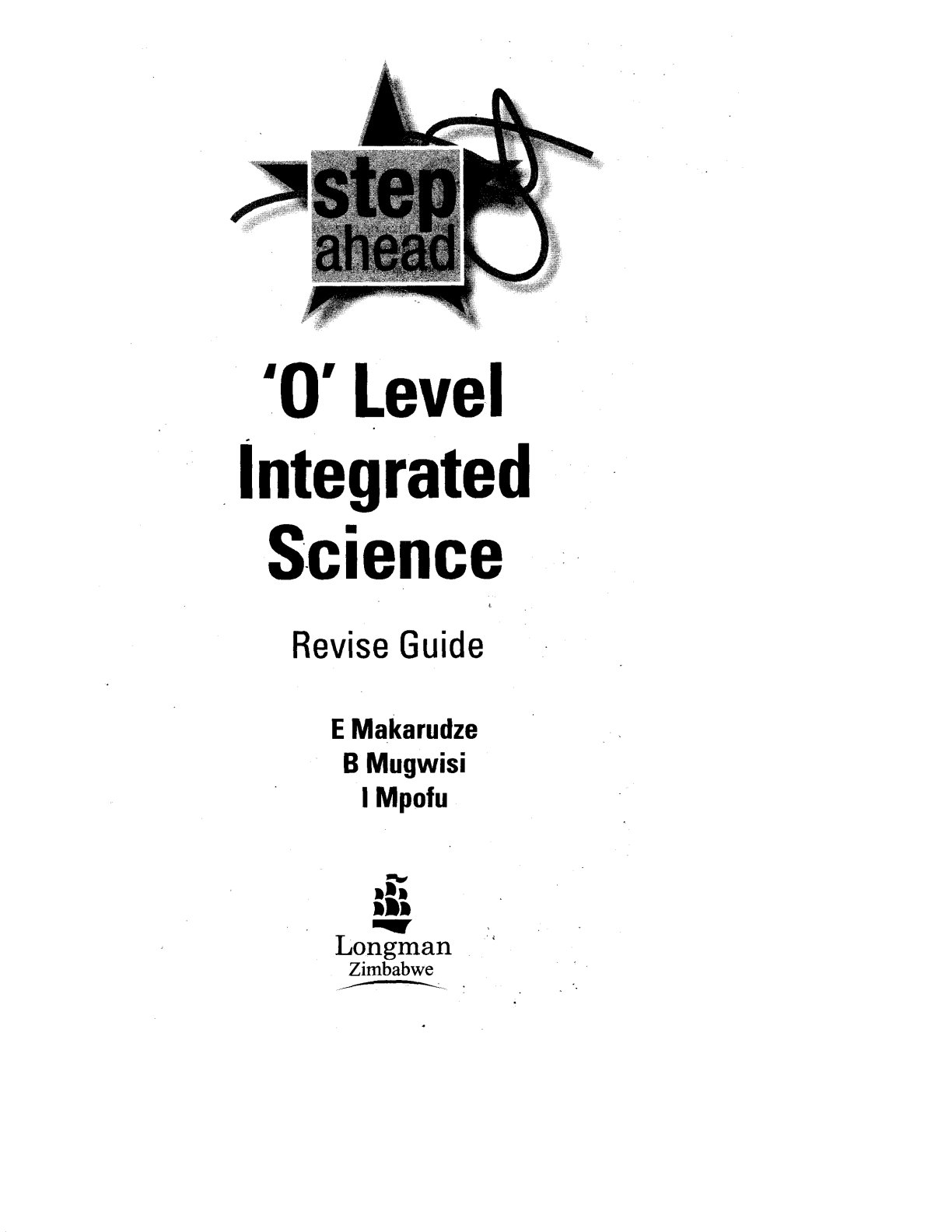 First page of ZIMSEC O-Level Integrated Science Study Guide