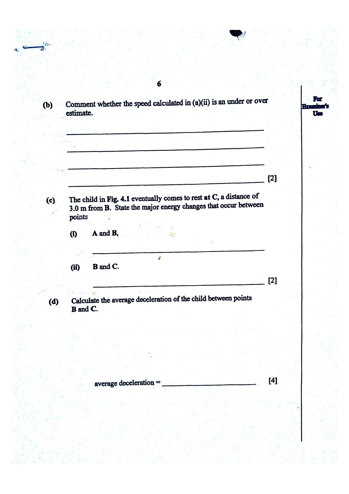 First page of ZIMSEC O-Level Physics Question Paper