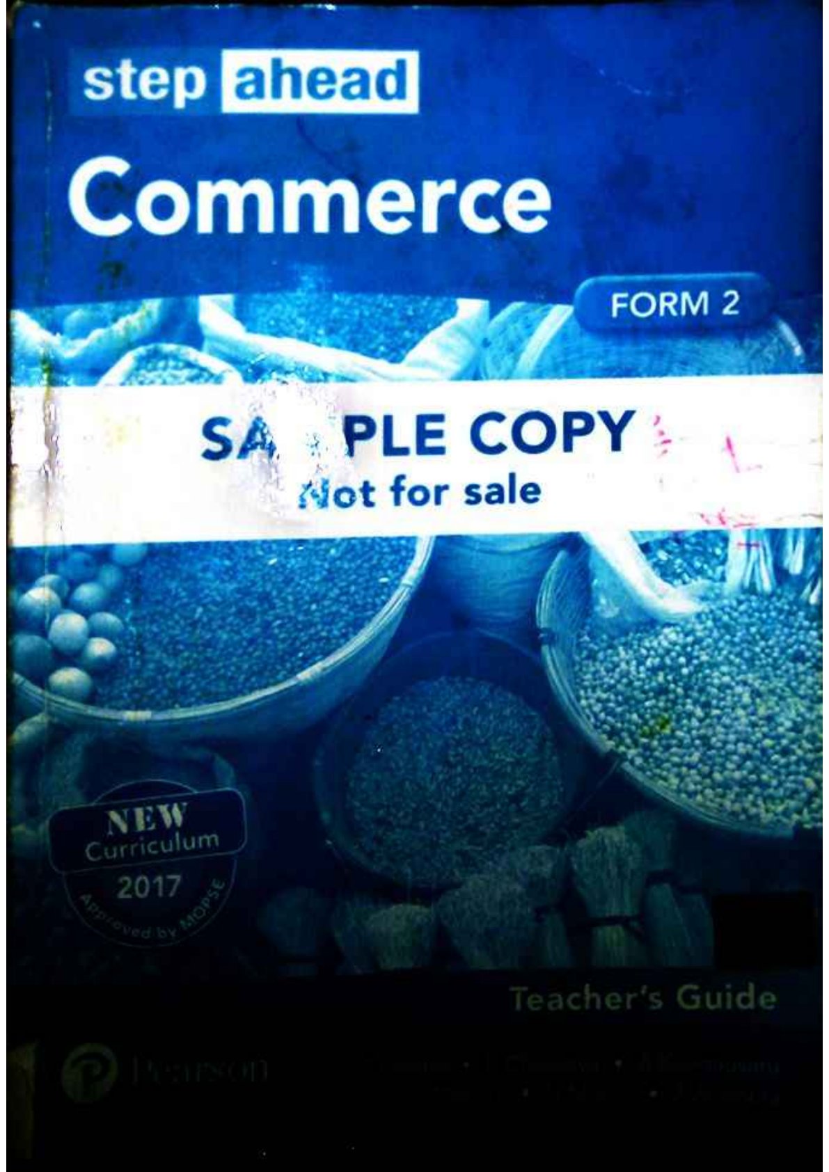 First page of ZIMSEC ZJC Commerce Study Guide